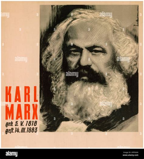 Portraits Karl Marx Banque Dimages Détourées Alamy