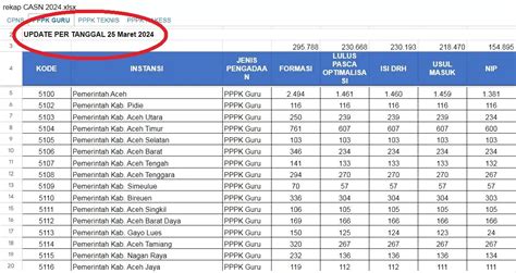 UPDATE Progres Penetapan NI PPPK 2023 Dan NIP CPNS Per 25 Maret YA