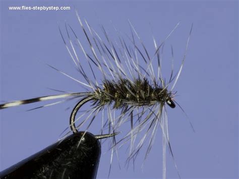 Griffith S Gnat Dry Fly Pattern How To Tie Fly Fly Tying Step By