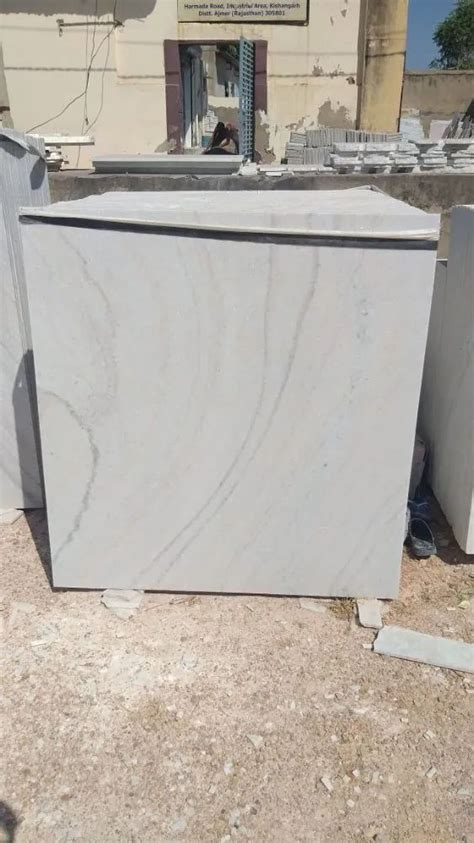 Unpolished Morwad White Marble Application Area Flooring Thickness