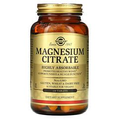 Solgar, Magnesium Citrate, 120 Tablets