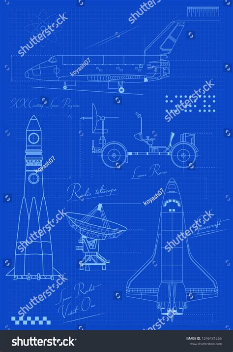 2,166 Rocket Blueprint Images, Stock Photos & Vectors | Shutterstock