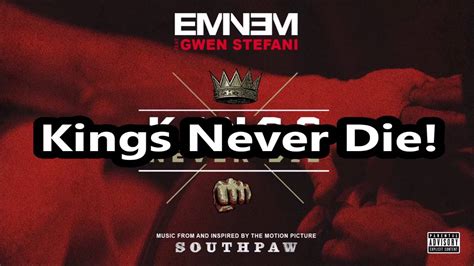 Eminem Kings Never Die Ft Gwen Stefani Lyrics On Screen With Audio