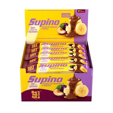 Barra Supino Zero Banana E Ameixa G Caet Distribuidora