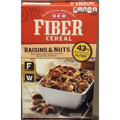 Top 50 most popular: fiber cereal