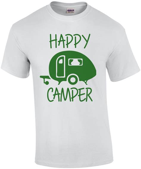 Happy Camper 2 Funny Rv Camping T Shirt