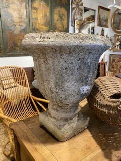 French Concrete Urn Foxglove Antiques Galleries