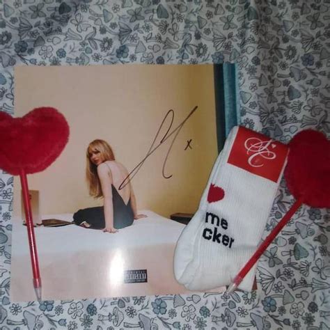 Sabrina Carpenter Tour Merch and Signed Vinyl Insert... - Depop