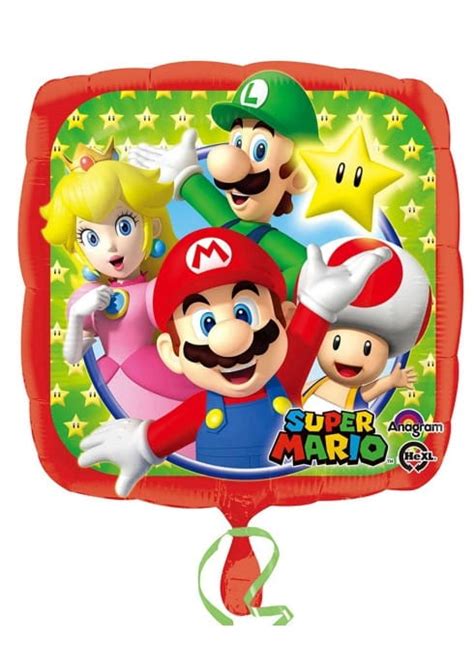 Balon Foliowy Super Mario Cm Amscan Sklep Partybox Pl