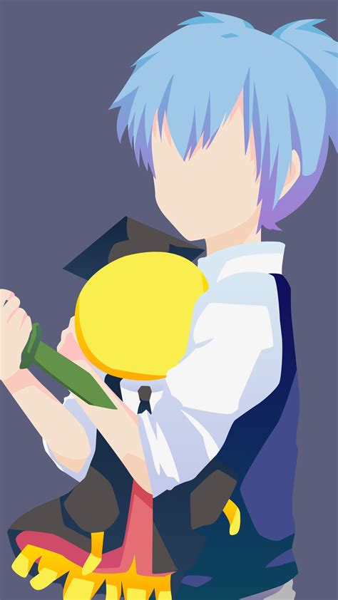 Anime Assassination Classroom Nagisa Shiota Koro Sensei 1440x2560 Phone Hd Wallpaper