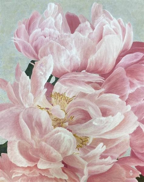 Royal Peonies Painting By Ieva Graudina Saatchi Art In 2024 Floral