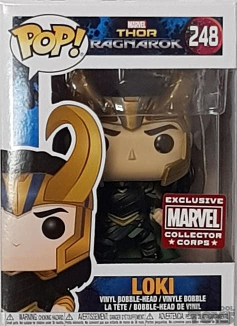 Loki Thor Ragnarok Pop Vinyl Marvel Funko Marvel Collector Corps