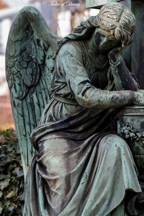 Zentralfriedhof M Nster Cemetery Angels Statue Lion Sculpture