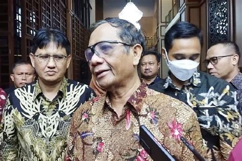 Mahfud MD Penetapan Tersangka Lukas Enembe Murni Kasus Hukum Bukan Politik