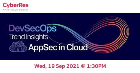 Micro Focus Webinar เจาะลึกเทรนด์ Devsecops ความปลอดภัยของ App บนคลาว