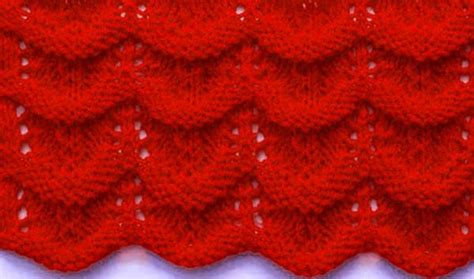 Free Knitting Patterns Wavy Knit Stitch