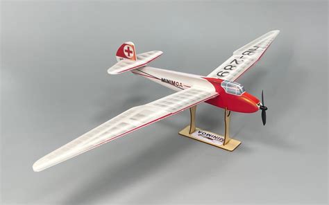 Minimoa Glider gull wing 700mm micro RC aircraft kit