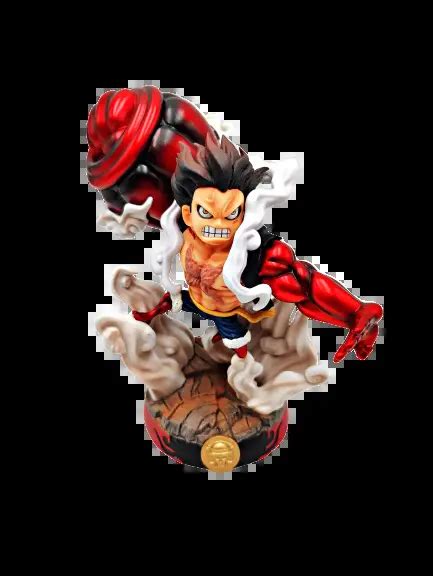 Luffy Gear 4th Bounceman Dressrosa Mini Version Action Figure