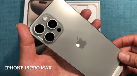 Iphone 15 Pro Max Unboxing Youtube