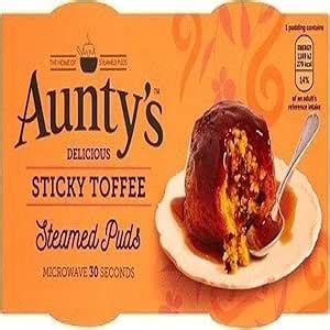 Aunty S Steamed Sticky Toffee Puddings 2x95g Amazon Co Uk Grocery