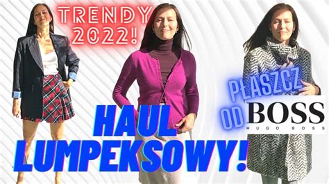 SHL 65 Haul lumpeksowy trendy 2022 płaszcz od Hugo Boss oversize i