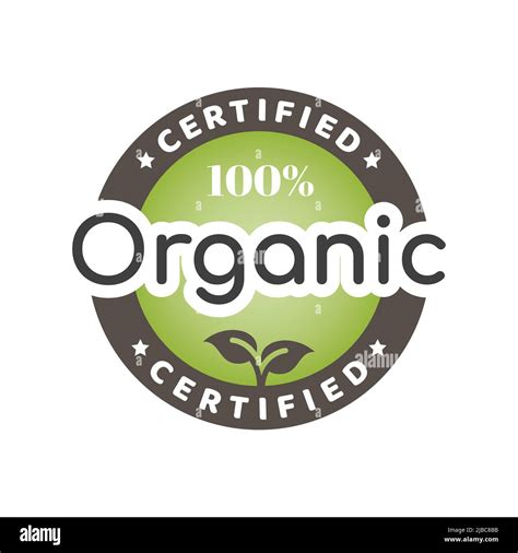 Organic Colorful Vector Label Product Stamp Sticker Or Badge