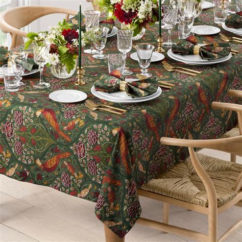 Morris And Co X Williams Sonoma Seasons By May Tablecloth Williams Sonoma