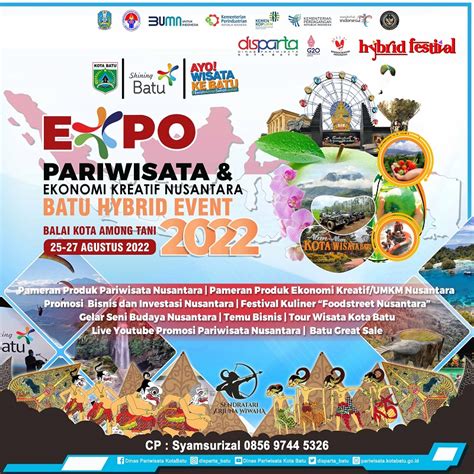 Expo Pariwisata Dan Ekonomi Kreatif Nusantara Batu Hybrid Event