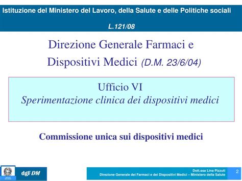 Ppt La Sperimentazione Clinica Di Dispositivi Medici Powerpoint