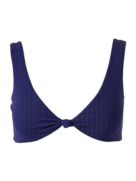 Buy Melissa Odabash Hamptons Bikini Top Navy Ridges At Off