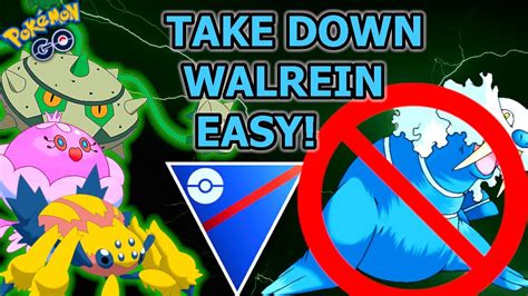 Full Walrein Counter Team Dominates Great League Route To Legend