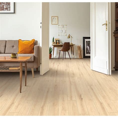 Stainmaster Sample Bergen Oak Waterproof Wood Plank Laminate Flooring 56238 At