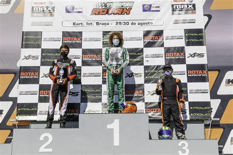 Diogo Martins Vitorioso No Trof U Rotax J Nior Guillermo Pern A Mant M