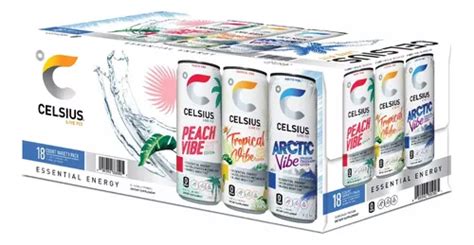 Celsius Bebida Energetica Sparkling Essential Vibe P Ml Env O Gratis