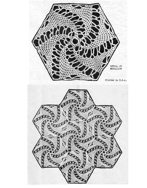 Crochet Star Medallion Pattern Laura Wheeler 528 Mail Order Design