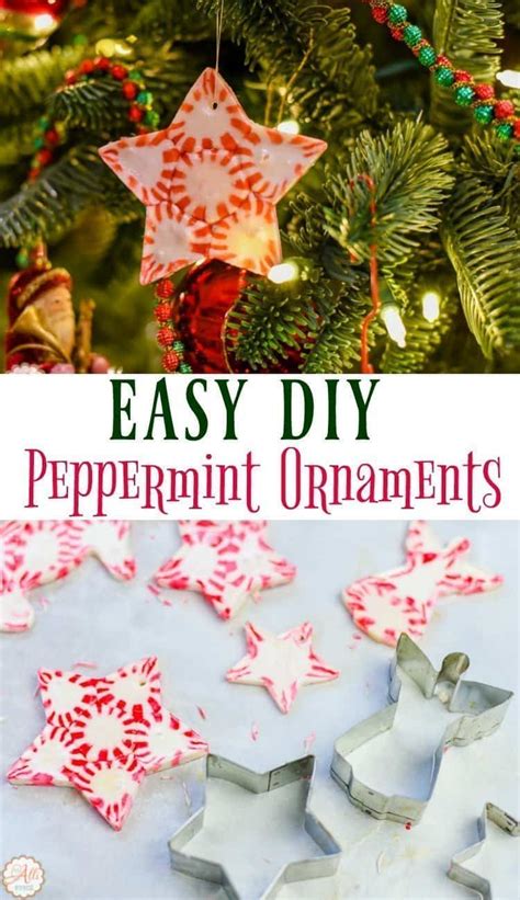 How To Make Peppermint Candy Ornaments An Alli Event