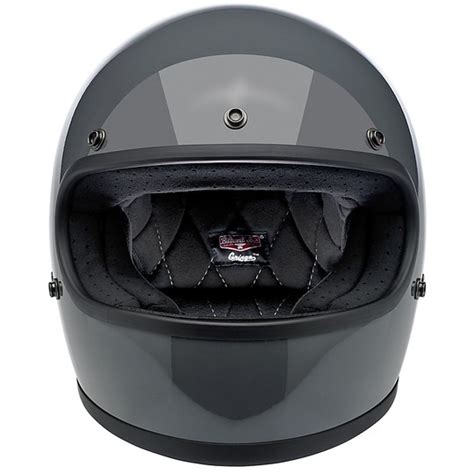 Casque De Moto Int Gral Biltwell Mod Le Gringo Storm Glossy Grey Vente