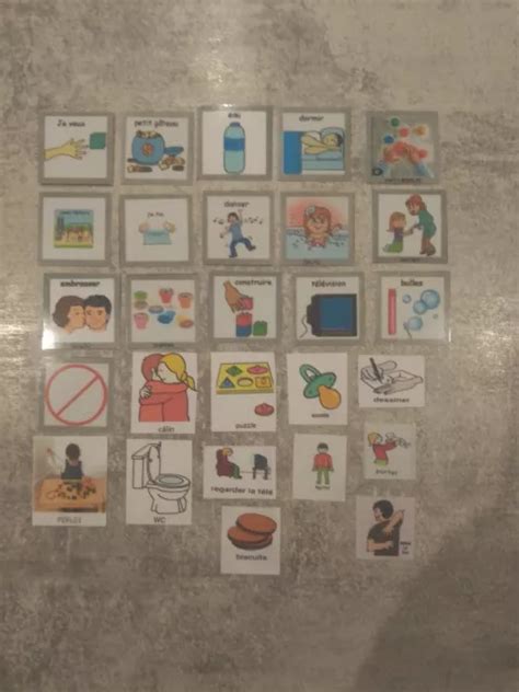 Pictogrammes Pecs Montessori Autisme Non Verbal Images Plastifi Es