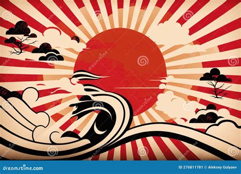 Japanese Ukiyo-e, Landscapes, Art Prints. AI Generation Mountains ...