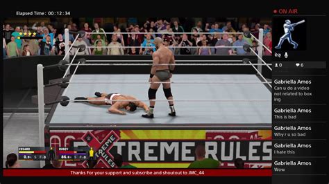 Wwe 2k17 Universe Mode Extreme Rules 1 Youtube