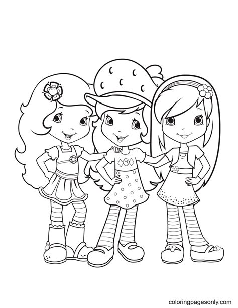 Strawberry Shortcake Coloring Pages Free Coloring Pages Printables