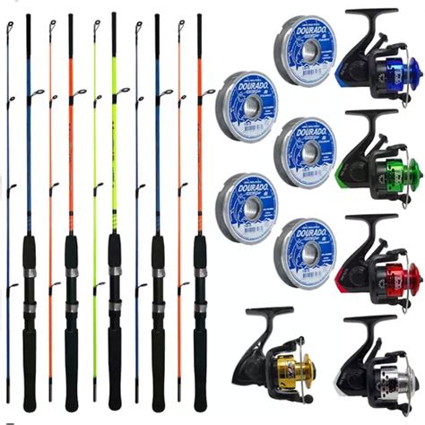 Caña de pescar vara para reel Xingu Kit pesca conforme disponibilidad