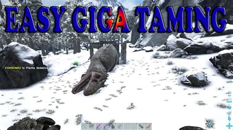 Ark Survival Evolved Taming Giga Official Server Youtube