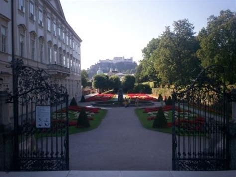 Mirabell Gardens Do Re Mi Steps With Pegasus Fountain Behind