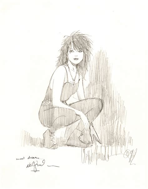 neil gaiman chris bachalo 1992 sketch Dédicace