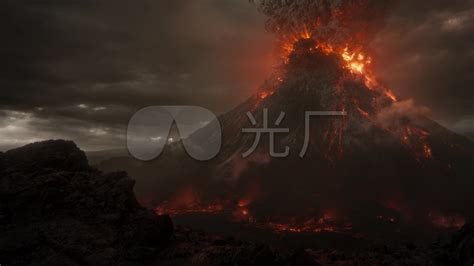 火山喷发爆炸火山爆发世界末日灾难3840x2160高清视频素材下载编号7081924实拍视频光厂vj师网