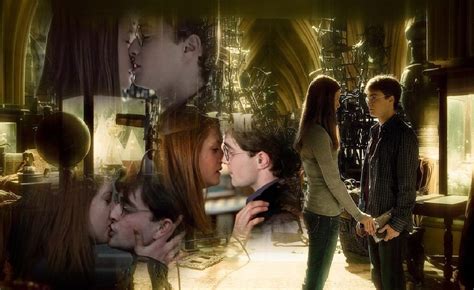 Harry Potter And Ginny Weasley Kissing Fan Art