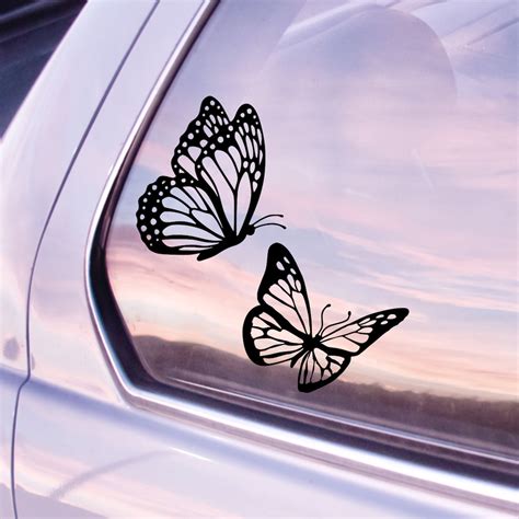 Custom Monarch Butterfly Vinyl Sticker Multiple Colors Available Free Shipping Etsy