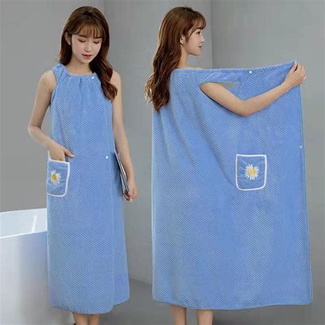 Cheap Lengthened Bath Towel Can Be Worn To Wrap Adult Bathrobes And Household Clothes Are Soft