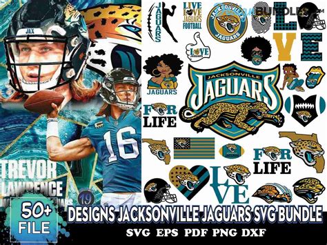 68 Designs Jacksonville Jaguars Svg Bundle Jaguars Logo Svg Instant